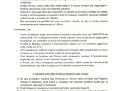 INVESTIRE NEL TRASPORTO PUBBLICO: APPROVATO ORDINE DEL GIORNO PD