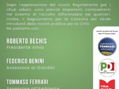 RACCOLTA DEI RIFIUTI E GESTIONE DEL VERDE: CHE COSA CAMBIA NEI QUARTIERI. INCONTRO PUBBLICO